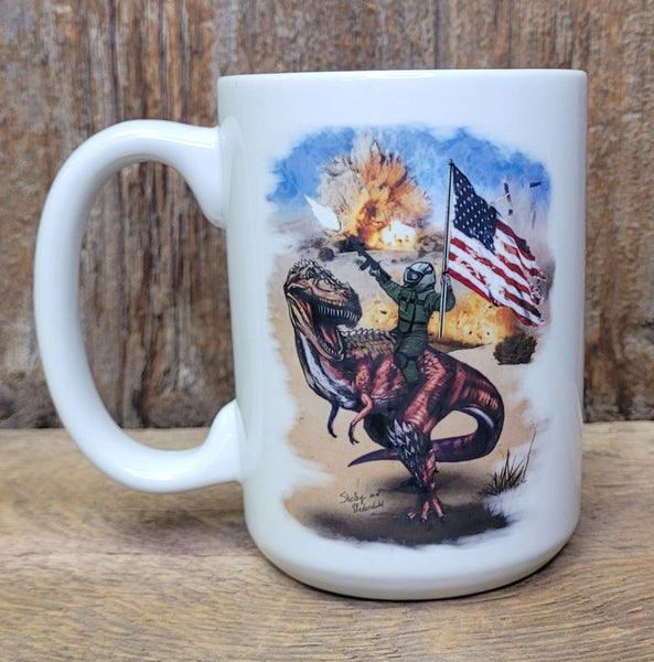 vintage Souvenirアメリカ製 置物 EOD in Jurassic-stan Mug – Crab Zone, LLC