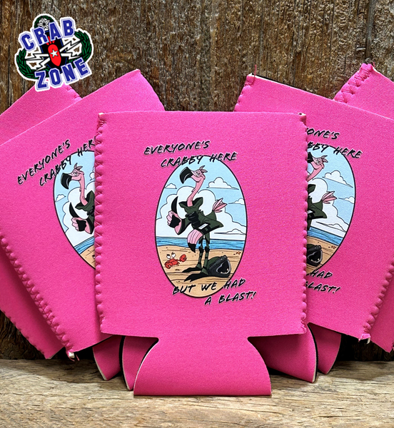 Crabby Flamingo Koozie – Crab Zone, LLC