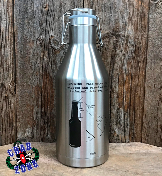 50 Cal Bottle 64 oz Growler – Crab Zone, LLC