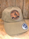UBB Adjustable and FlexFit Hats with Leather Patch