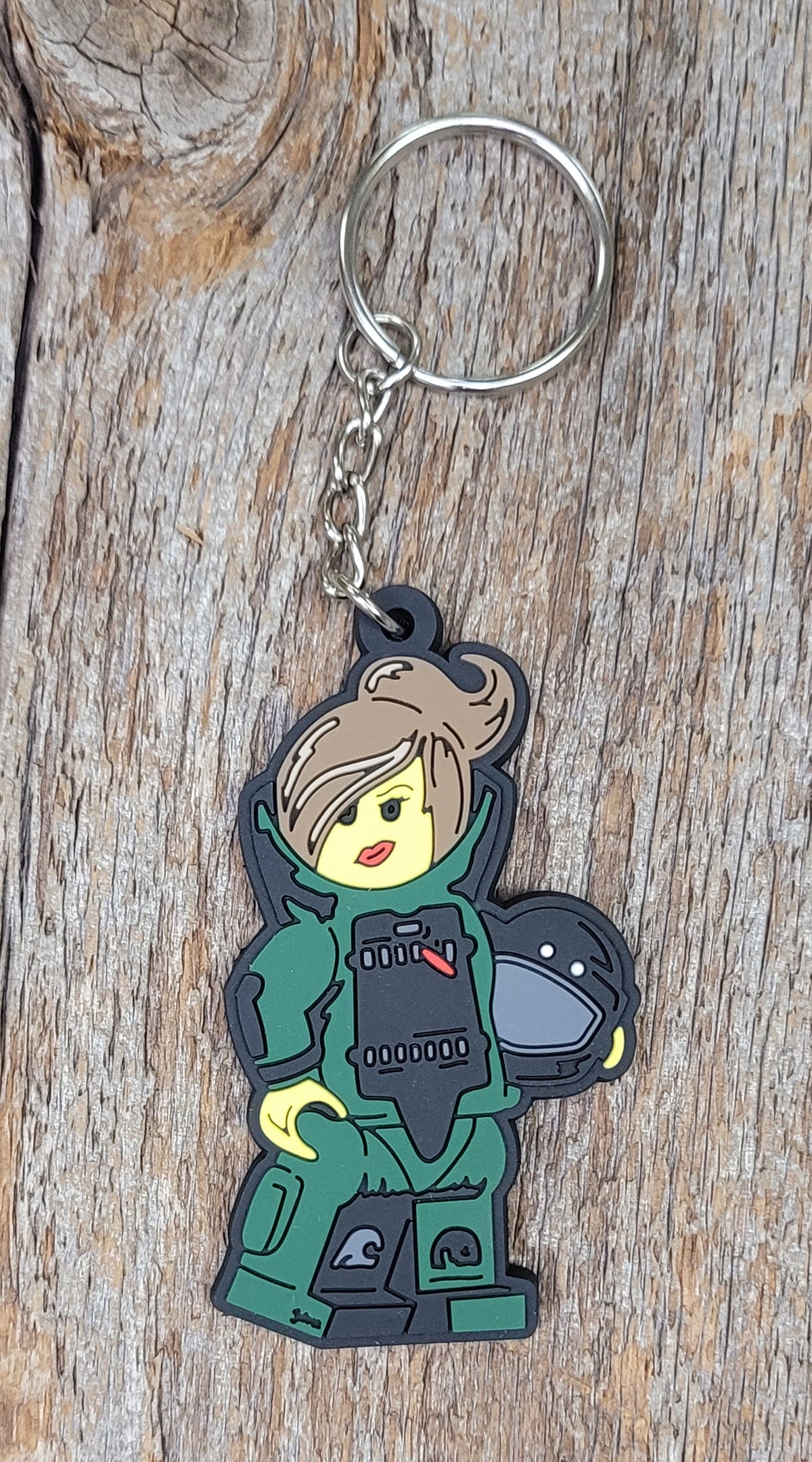 Keychain-Minifigure PVC Keyring – Crab Zone, LLC