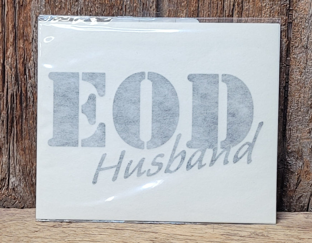 EOD Mom/Dad/Wife/Husband Square Decals