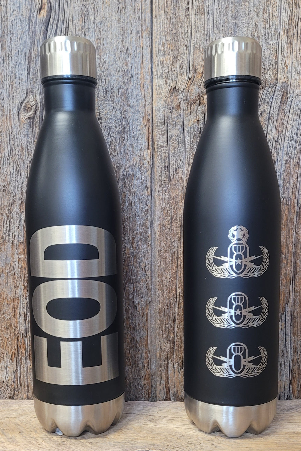 Black Water Bottles