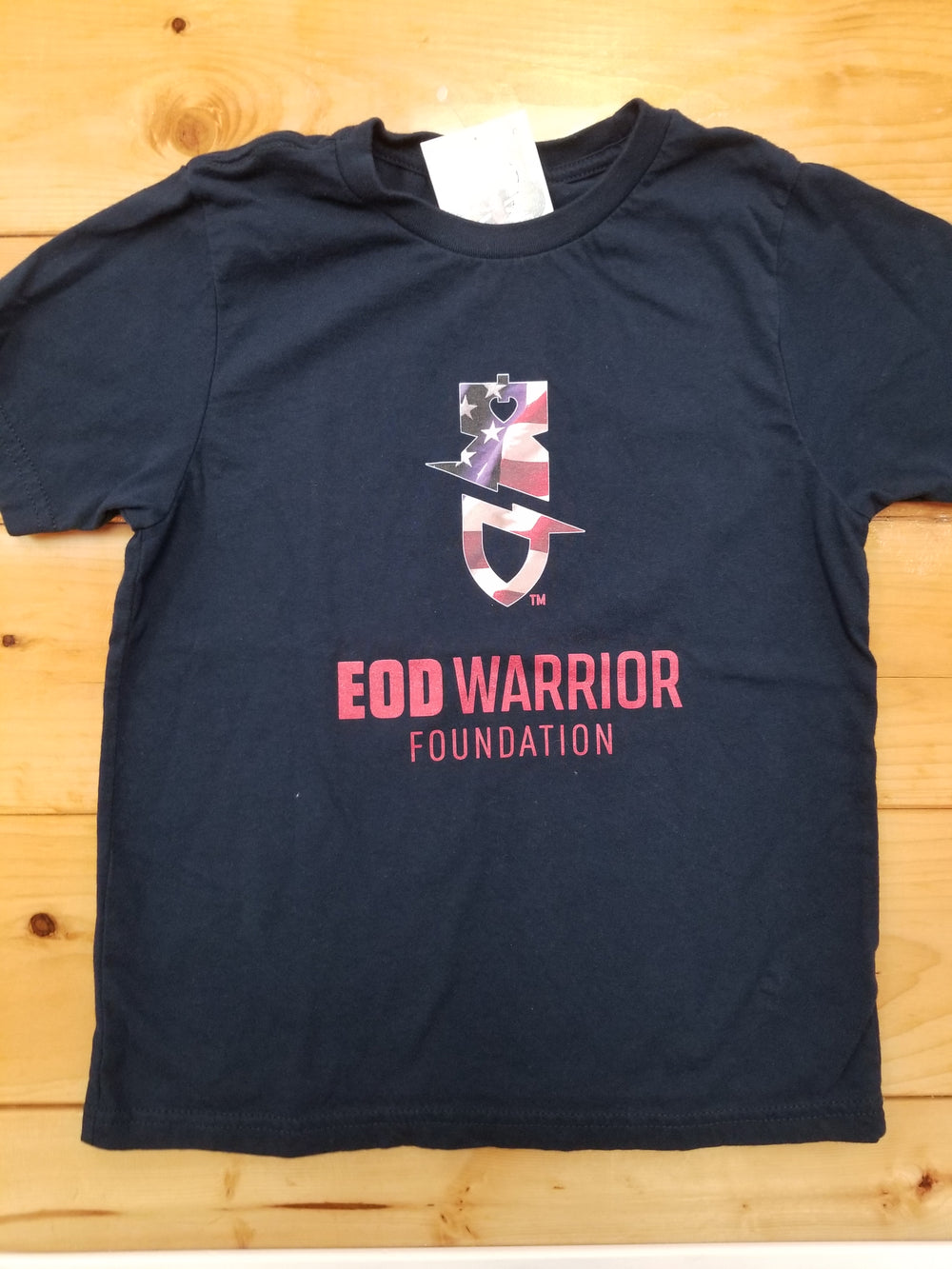 Youth EODWF Bomb Logo Flag Design Tee