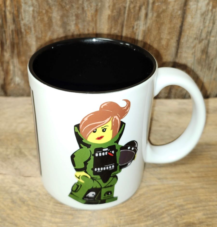 Bomb Suit Girl Mug