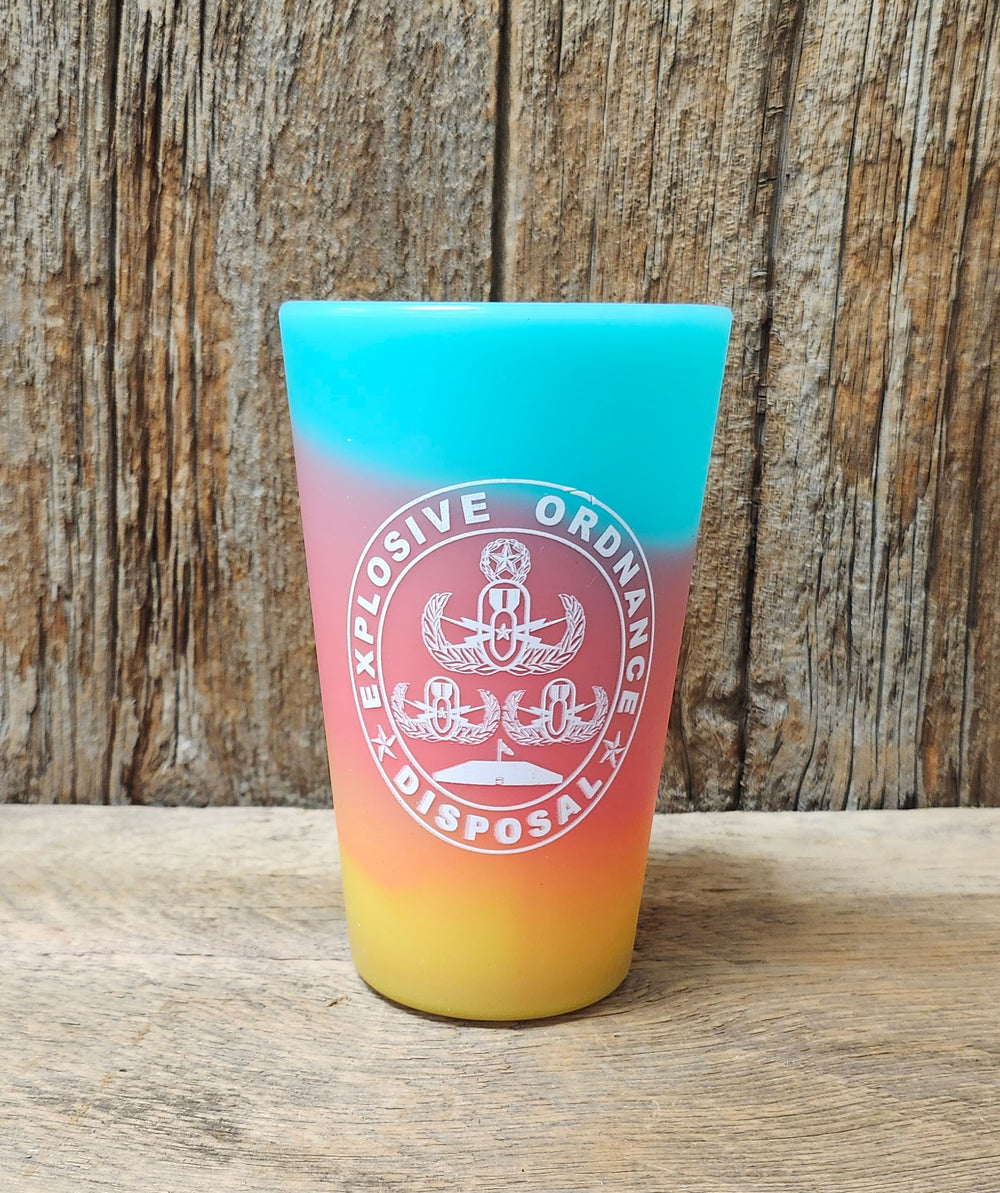 EOD Tri-Badge Silicone 16 oz Tumbler