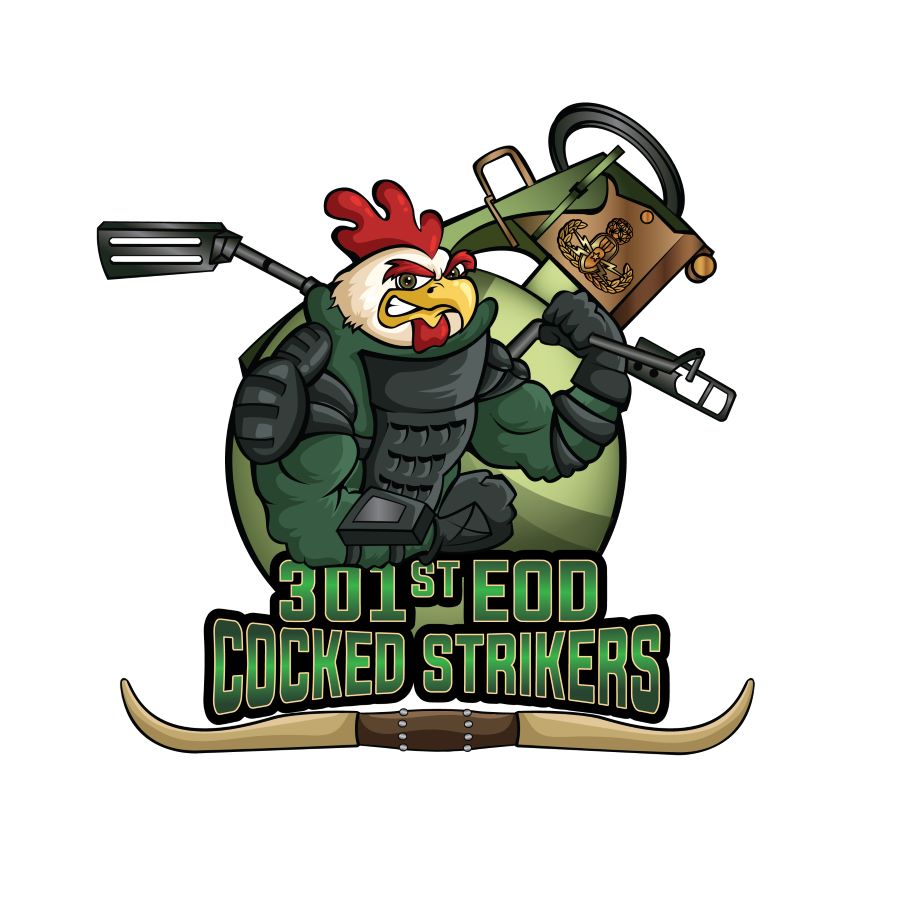 301st EOD Cocked Strikers Shirt