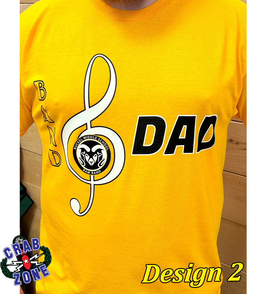 Ruckel Band Dad Short Sleeve Fundraising Shirt – Crab Zone, LLC
