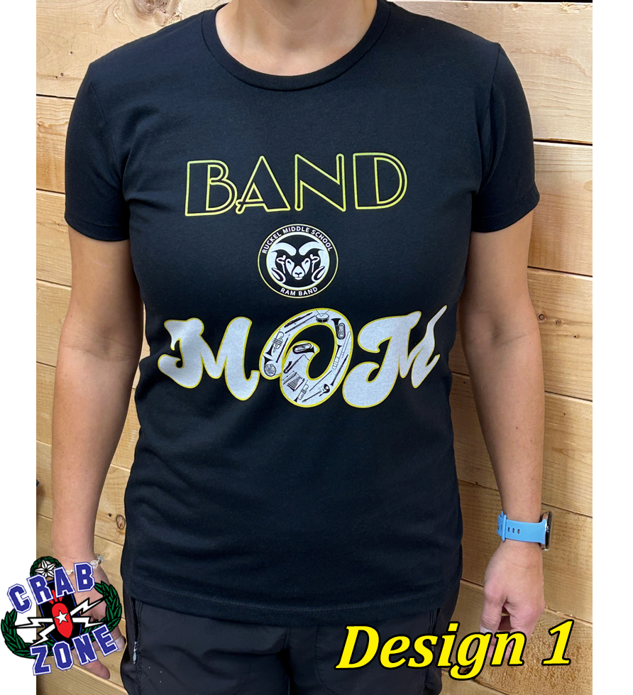 Ruckel Band Mom Short Sleeve Fundraising Shirt – Crab Zone, LLC