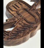 Magnet EOD Walnut or Maple Wood Badges