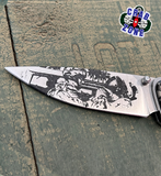 Button Lock Folding Knife