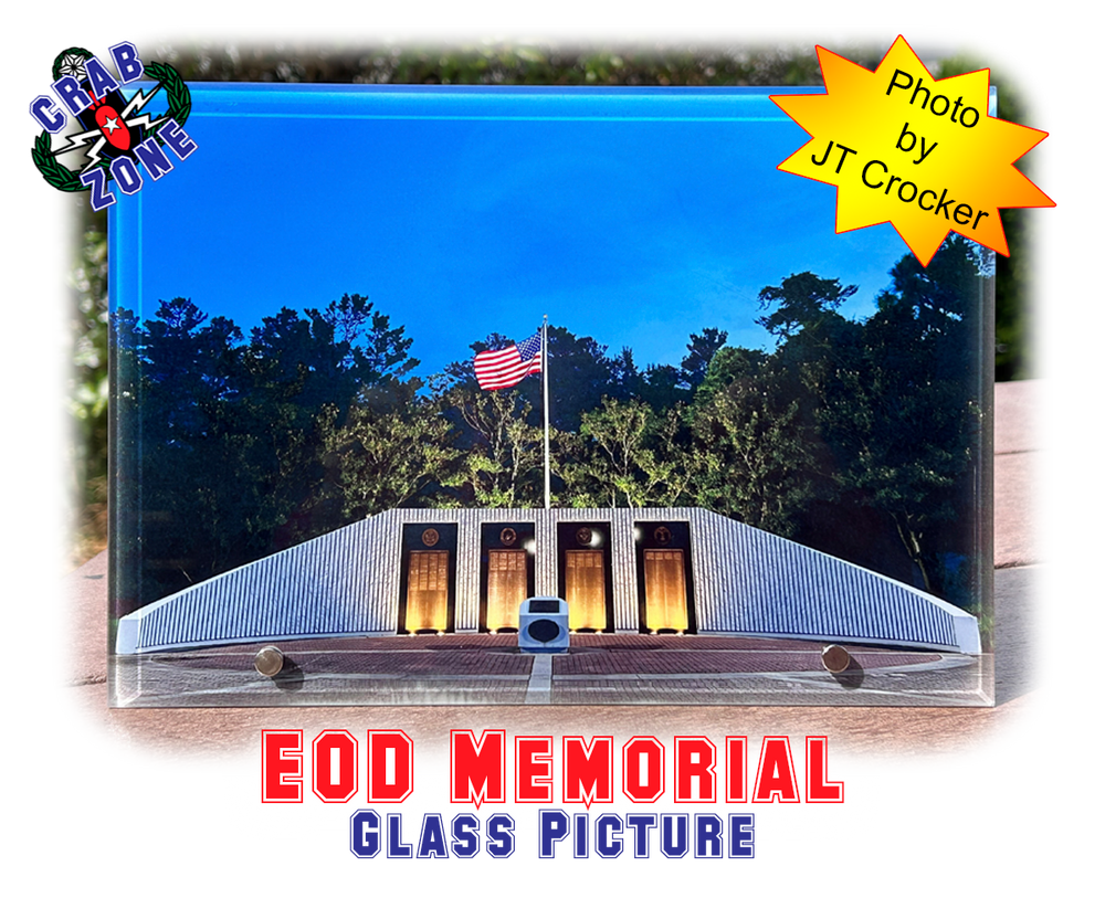 EOD Memorial Glass Print
