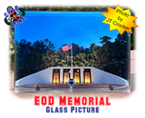 EOD Memorial Glass Print