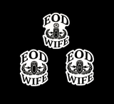 EOD Wife Badge Sticker