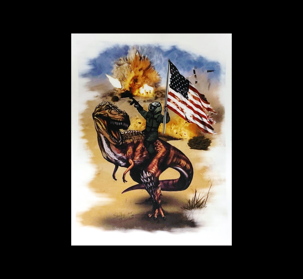 EOD in Jurassic-stan Sticker