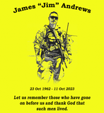 Jim Andrews Fundraising Shirt