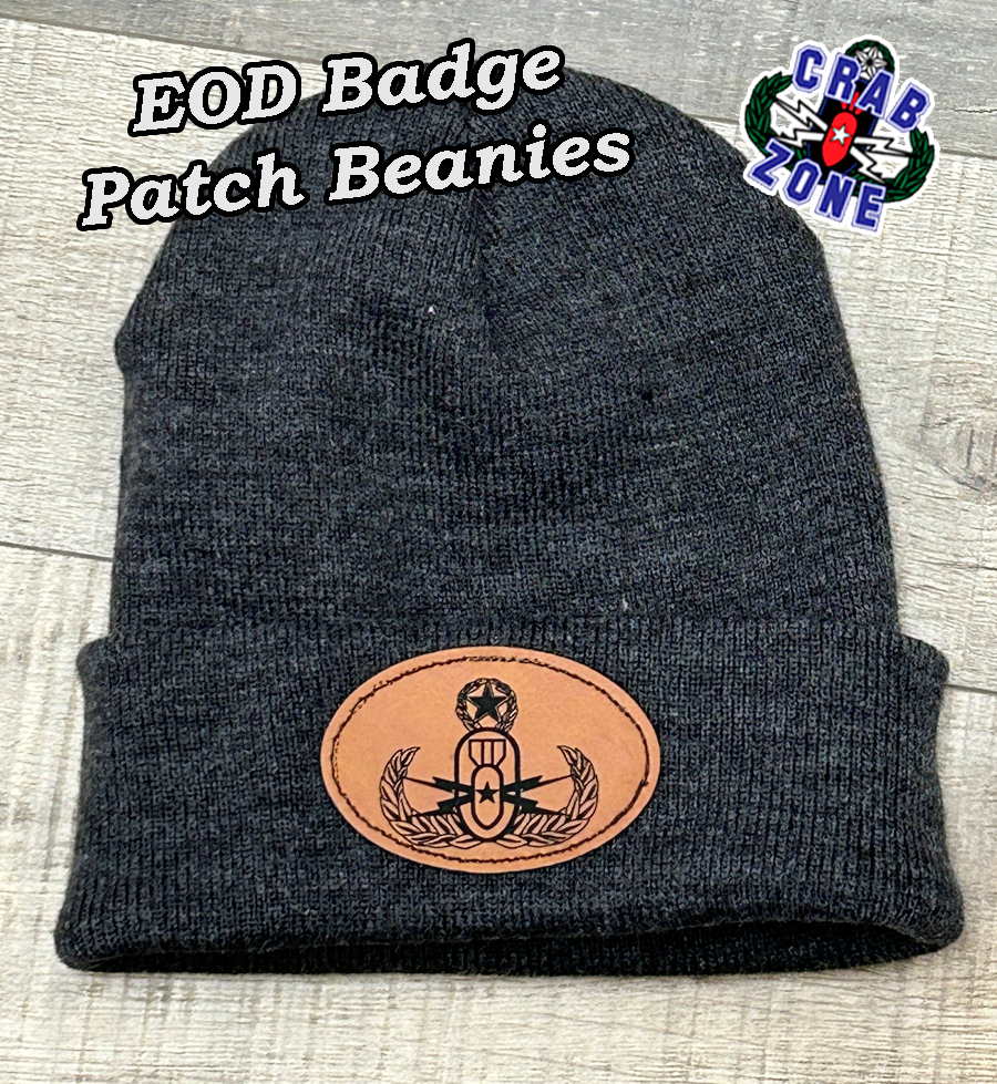 Crab Badge Patch Beanie