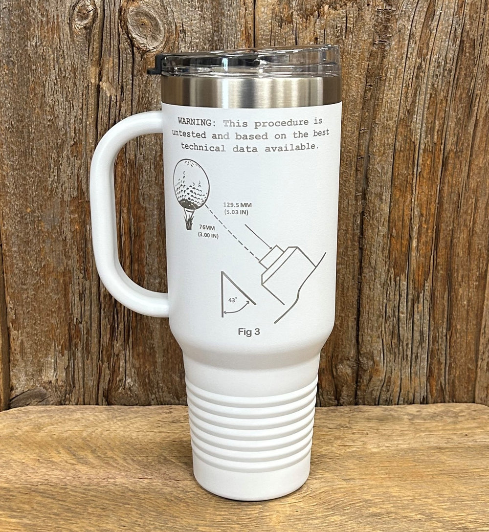 Golf Rule, 40oz Traveler Mug