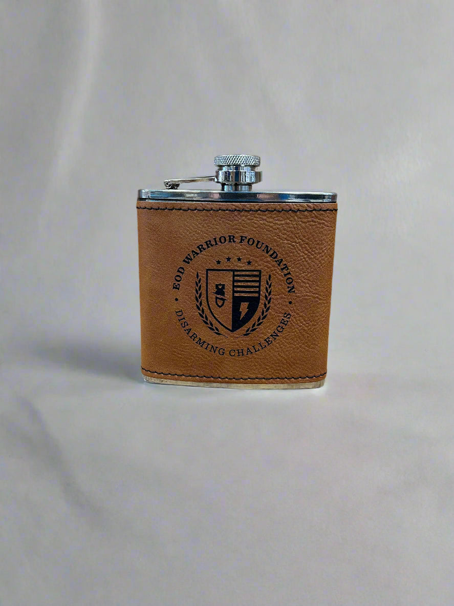 EODWF Leatherette Flask, 6oz