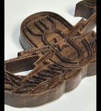 Magnet EOD Walnut or Maple Wood Badges