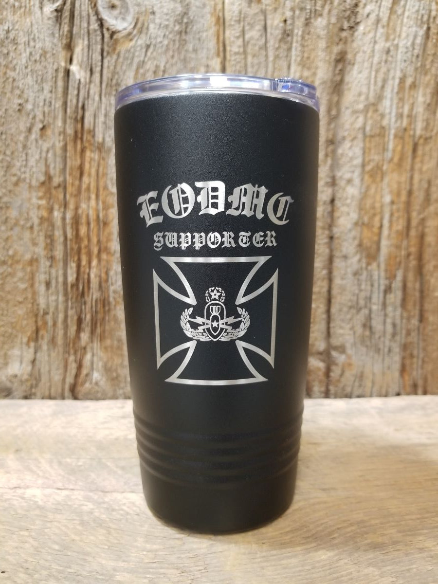 EODMC Supporter 20 oz Black Tumbler