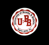 University of Bombs and Bullets Sticker