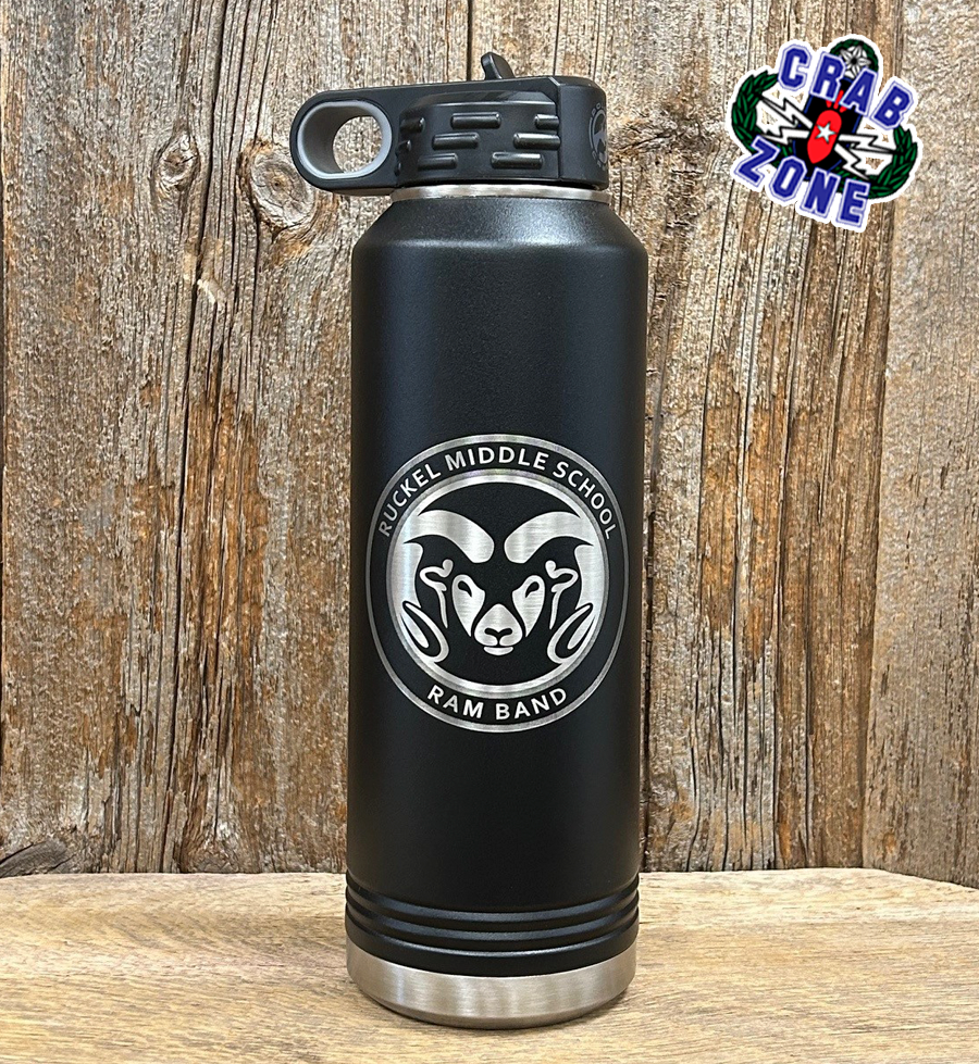 Ruckel Ram Band Fundraising Water Bottle, 40oz