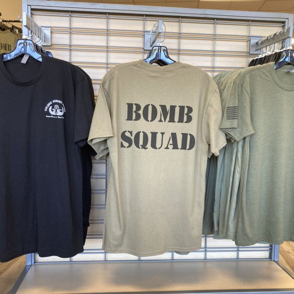 T-Shirt Bomb Squad with Basic Badge – Crab Zone, LLC