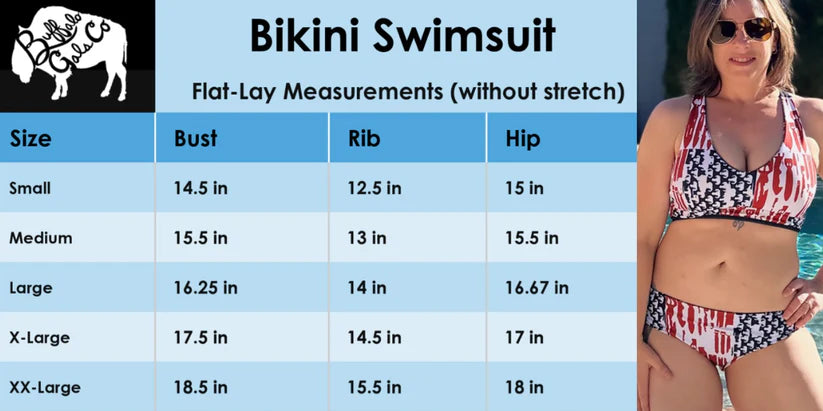Bomb Flag Reversible 2-Piece Bikini Swimsuit