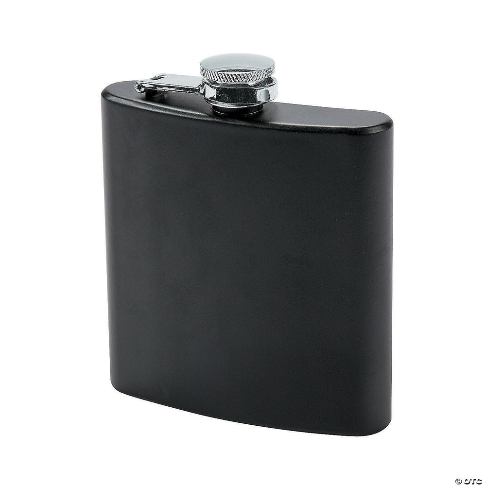 EODMC 6 oz Supporters Black Matte Flask