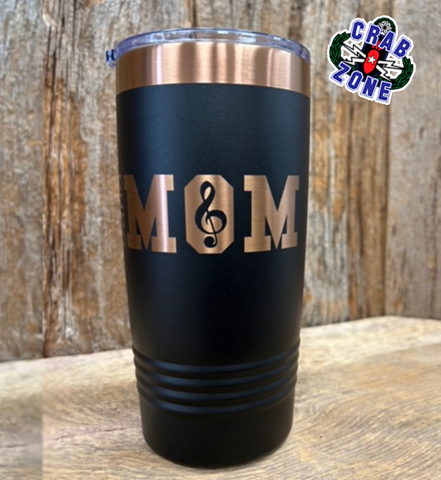 Ruckel Ram Band Mom/Dad Fundraising Skinny Tumbler, 22oz