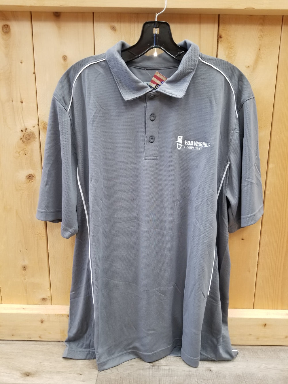 Gray Unisex EODWF Golf Polo
