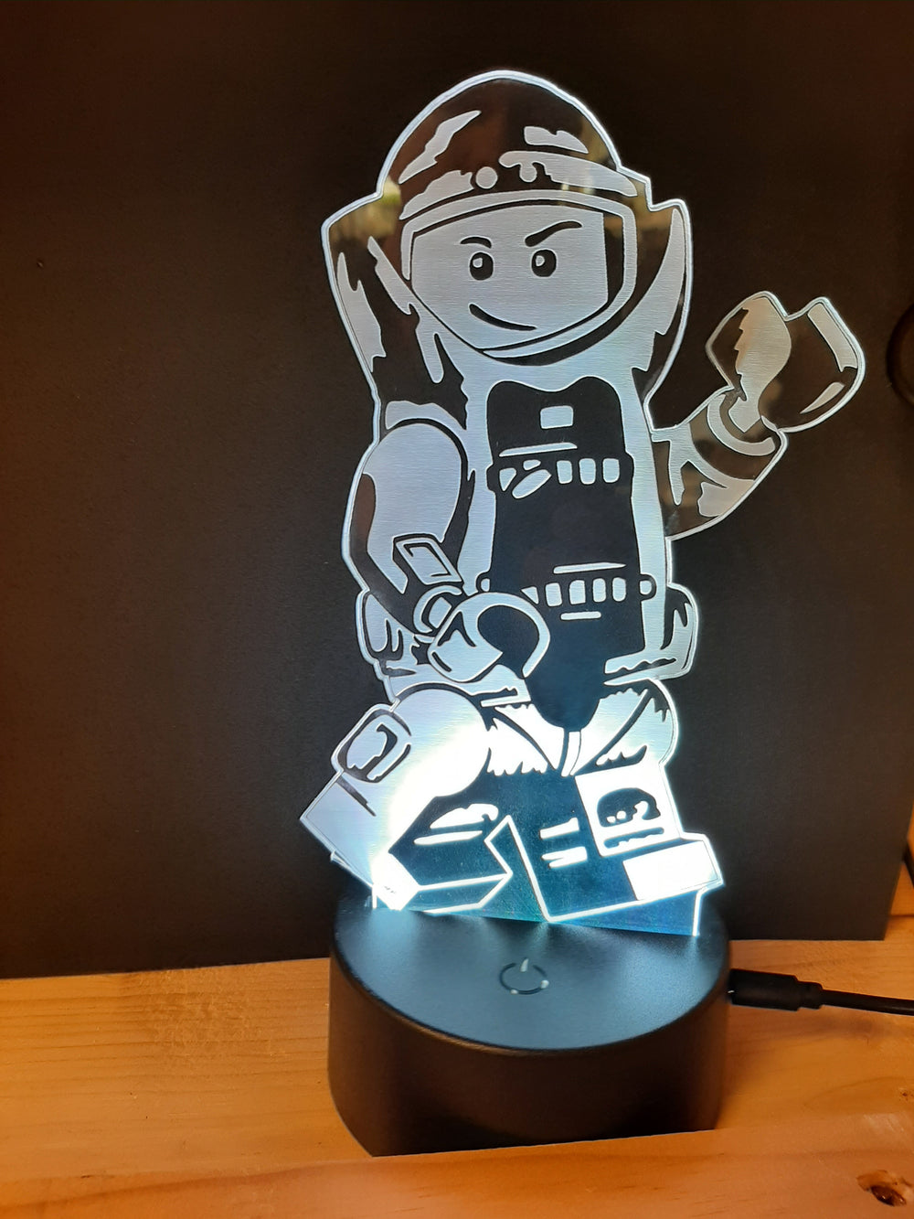 Bomb Suit Guy Acrylic Nightlight & Base