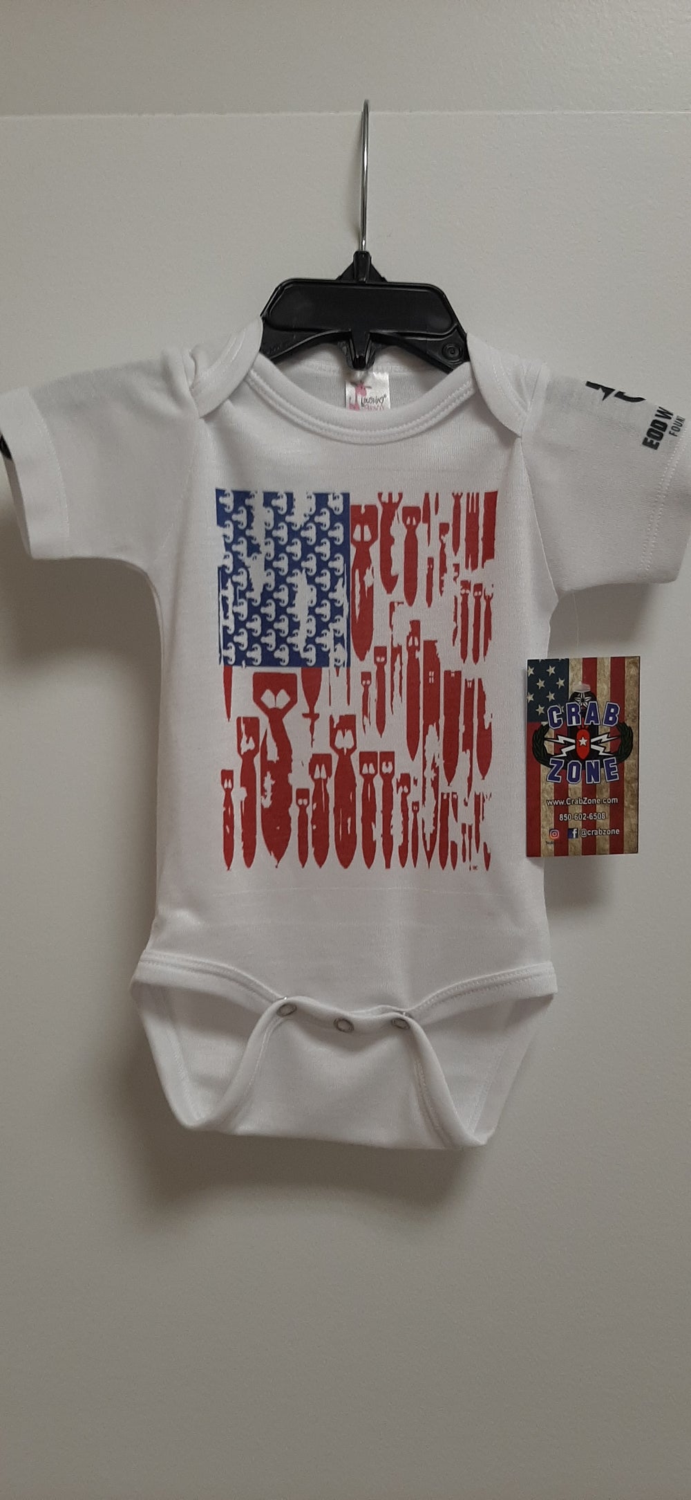 Bomb Flag Onesie