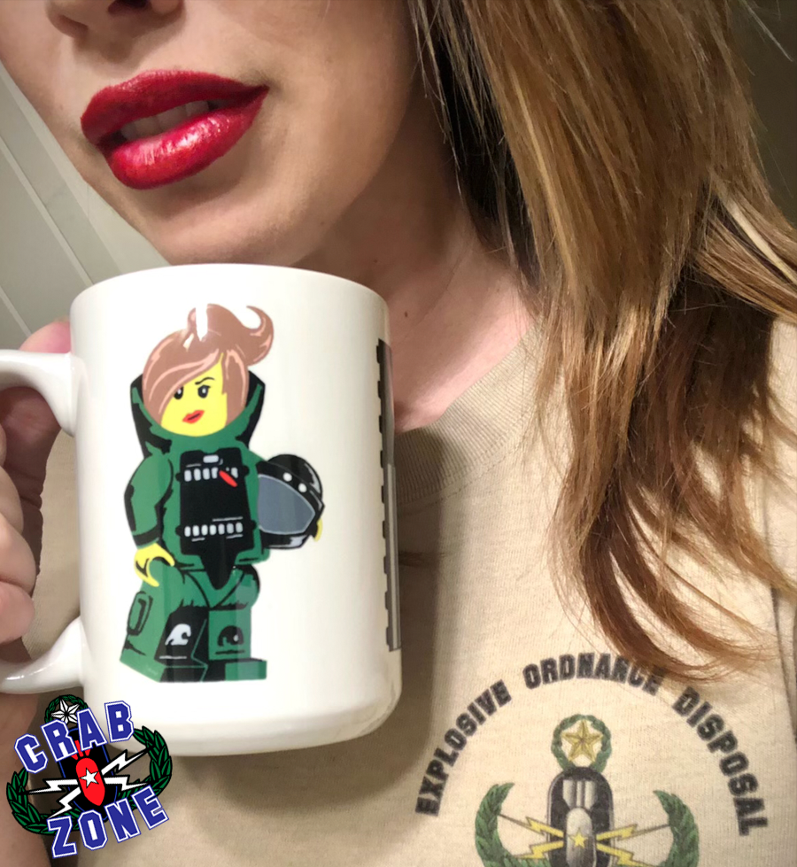 Bomb Suit Girl Mug