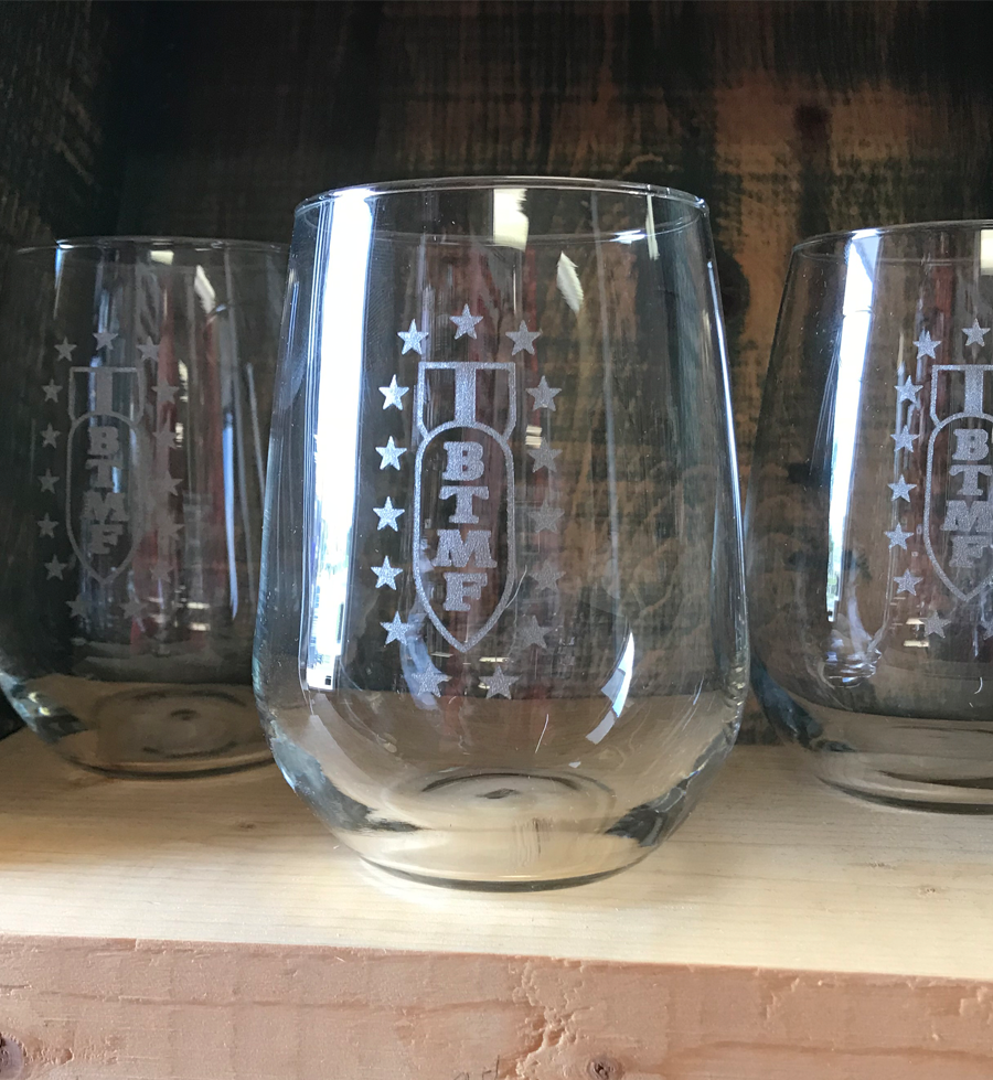 BTMF Stemless Wine Glass