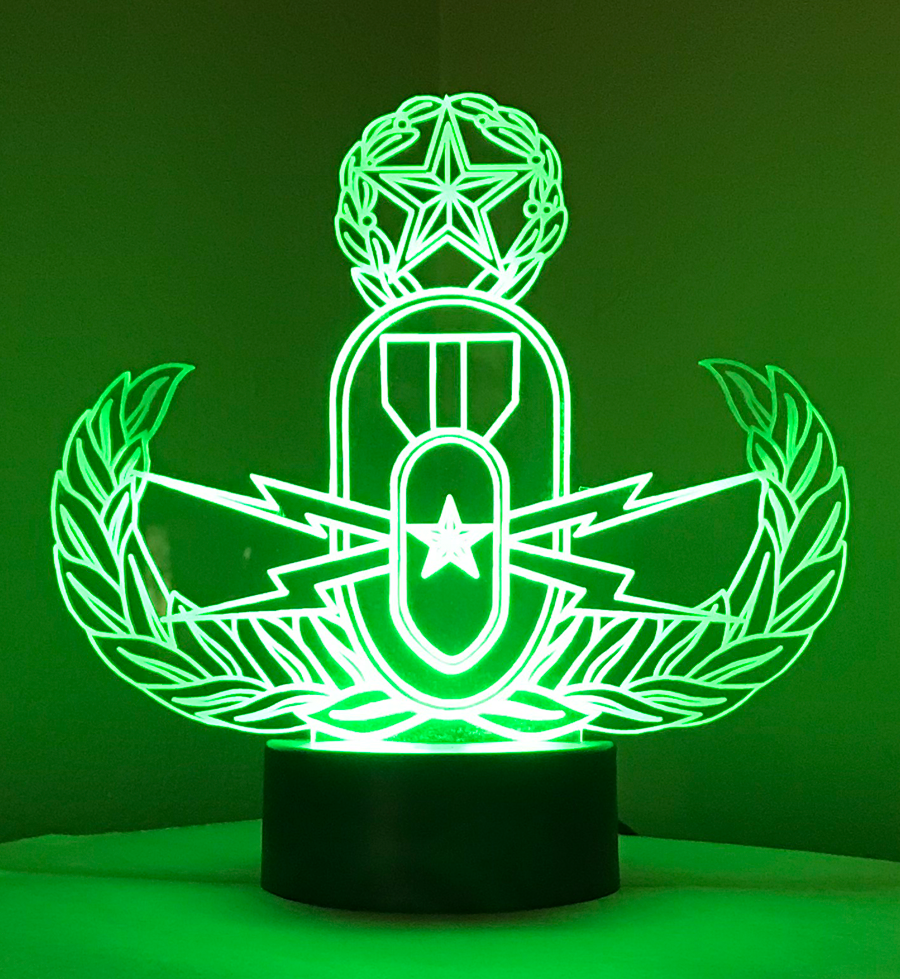 Master Badge Acrylic Nightlight & Base