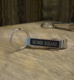 Bottle Opener Keyring "BOMB SQUAD"