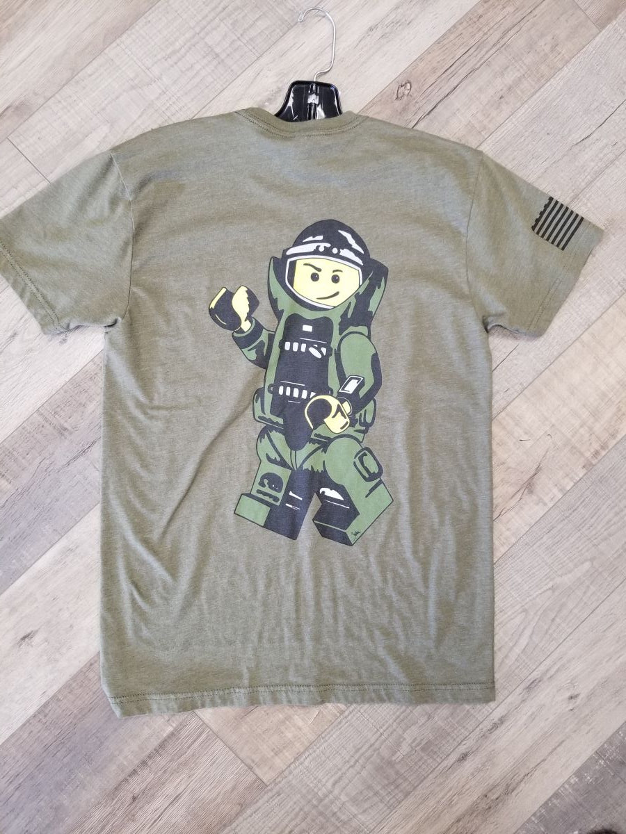 Bomb Suit Guy Tee – Crab Zone, LLC