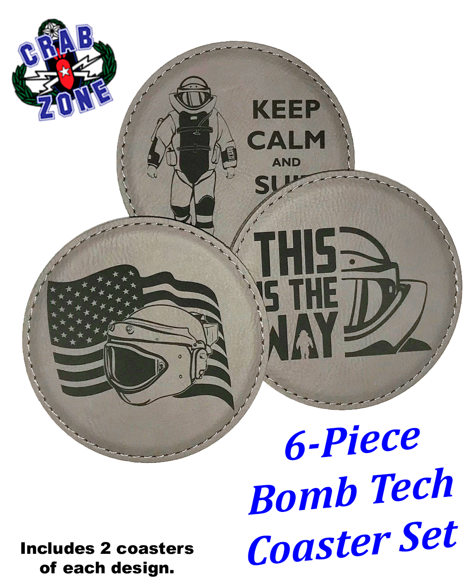 6-Pc Bomb Tech Coaster Set