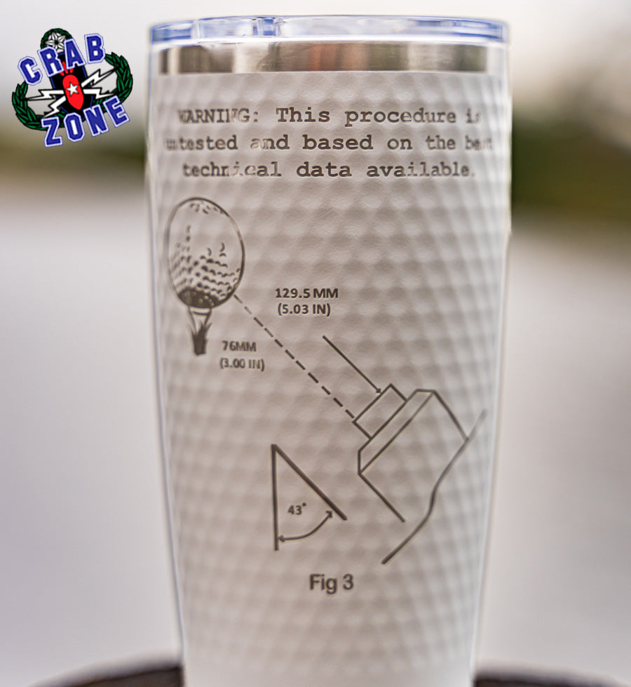 Golf Rule Insulated Tumbler, 20oz