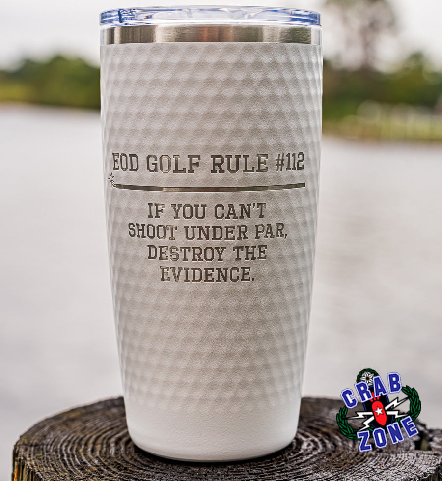 Golf Rule Insulated Tumbler, 20oz