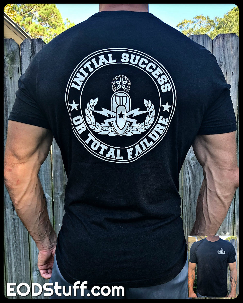 EODSTUFF ISOTF Black TEE