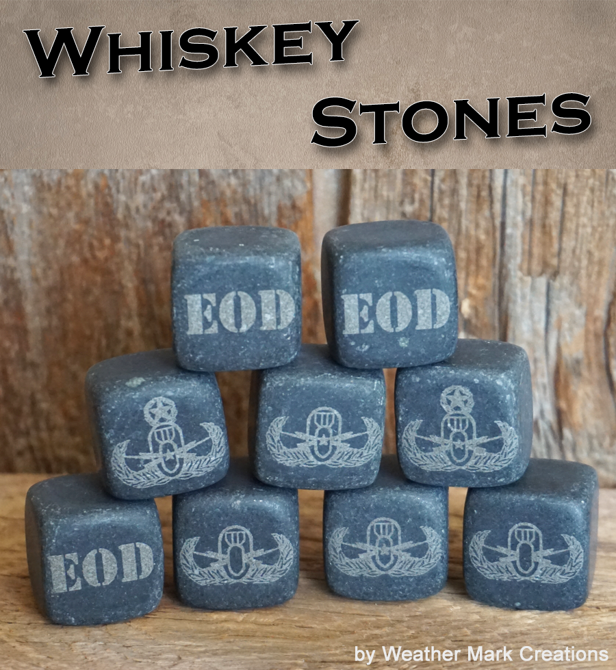 EOD Whiskey Stones Set of 9