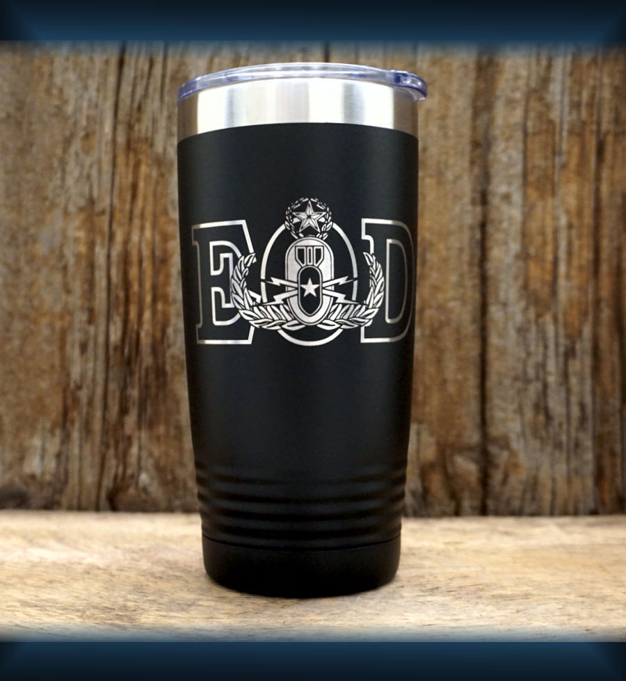 EOD w/Badge 20oz  Tumbler