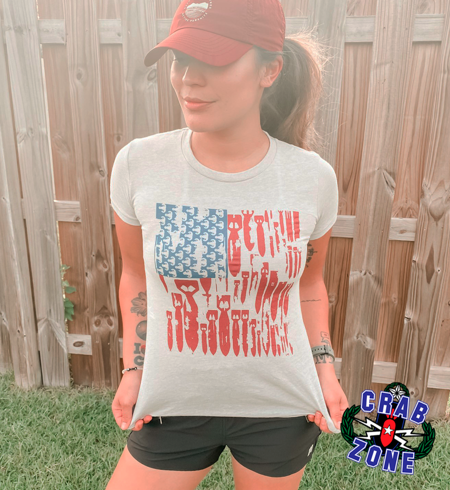 Ladies Bomb Flag Tee