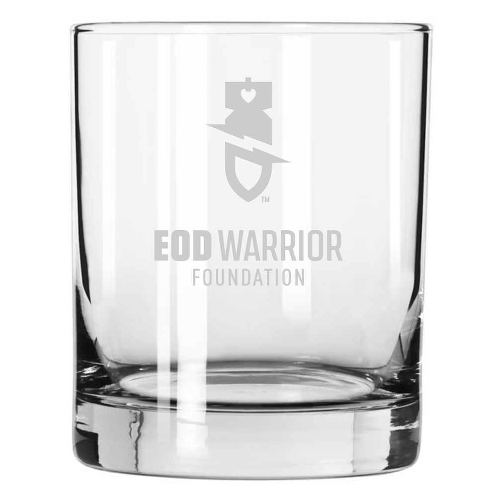 EODWF Vertical Logo Old-Fashioned Glass