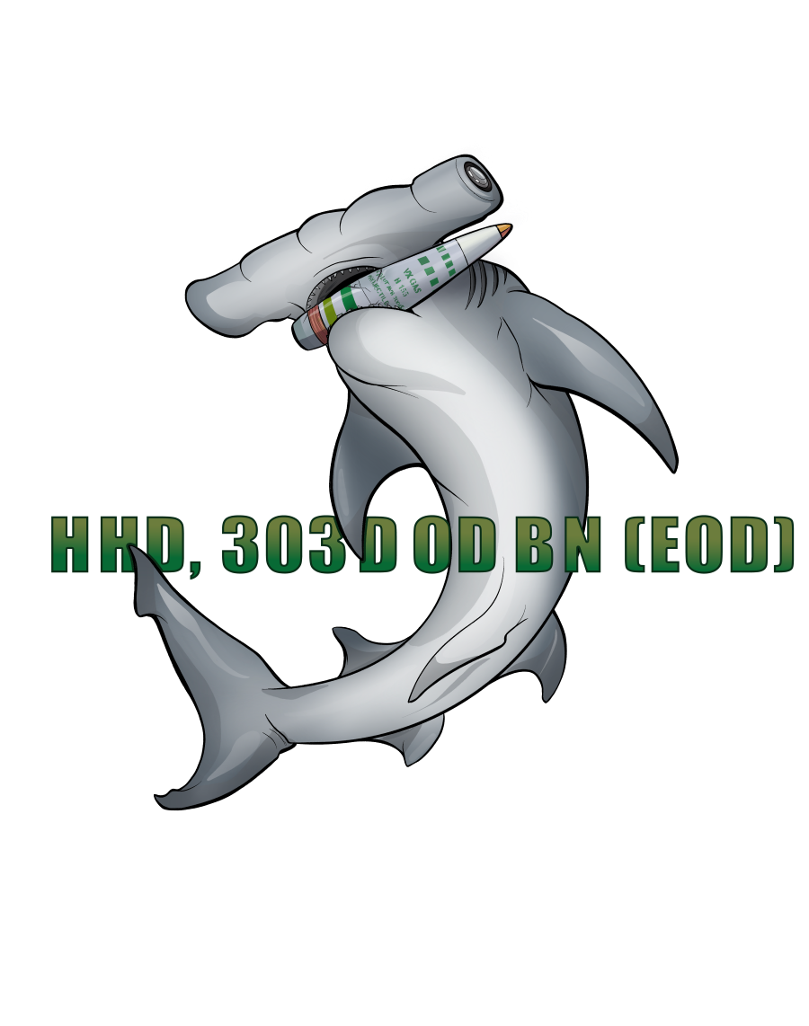 303D OD BN (EOD) Hammerhead Shirt – Crab Zone, LLC