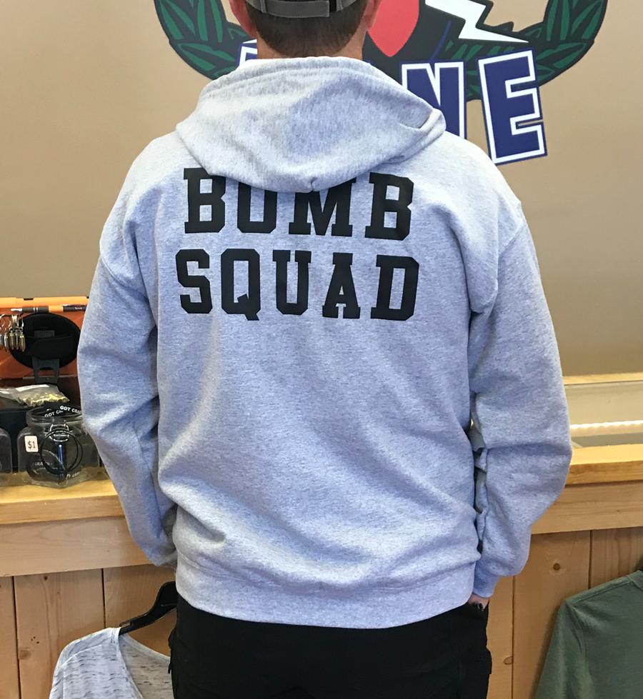 Hoodie Bomb Squad with Master Badge – Crab Zone, LLC