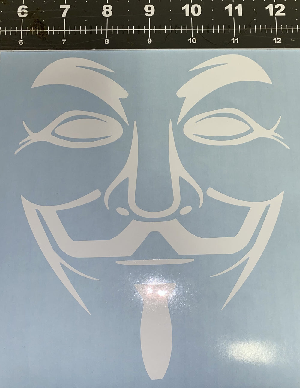Fawkes Face Mask Decal